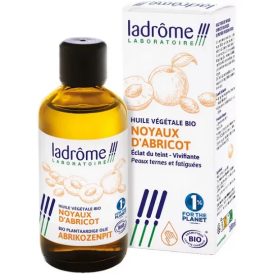 Ladrôme Huile Végétale de Noyaux d'Abricot Bio 100 ml
