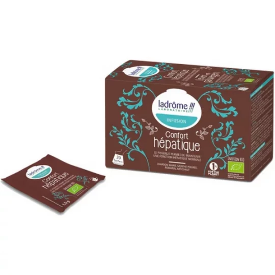 Ladrôme Infusion Bio Confort Hépatique Sachets x 20