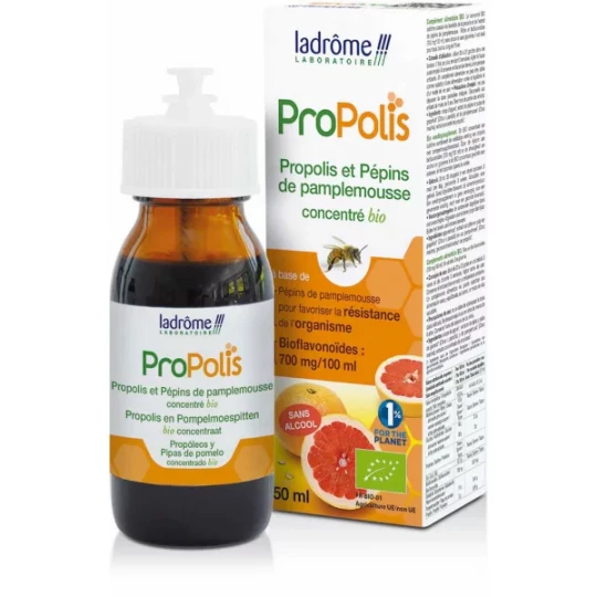 Ladrôme Propolis et Pépins de Pamplemousse Concentré Bio 50 ml