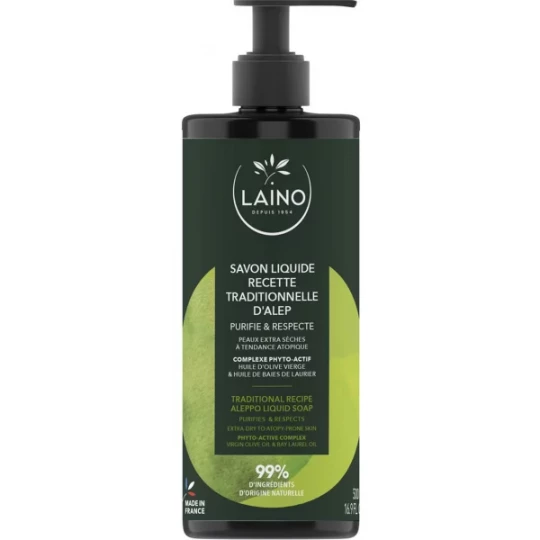 Laino Savon Liquide Recette Traditionnelle d'Alep 500 ml