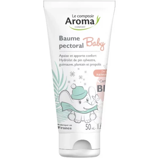Le Comptoir Aroma Baume Pectoral Baby Bio 50 ml