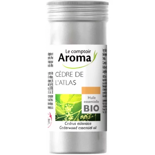 Le Comptoir Aroma Huile Essentielle Cèdre de l'Atlas (Cedrus atlantica) Bio 10 ml