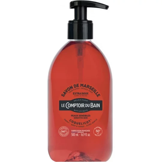 Le Comptoir du Bain Savon de Marseille Coquelicot 500 ml