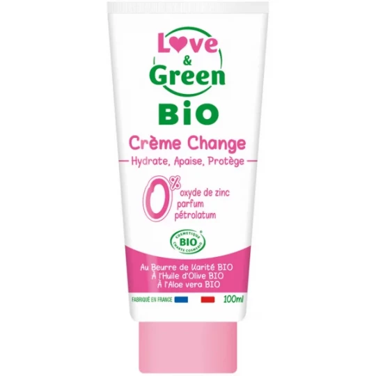 Love & Green Crème Change Bio 100 ml