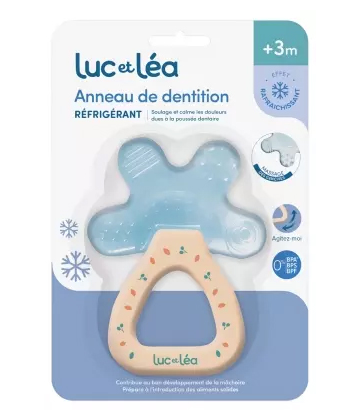 Luc et Léa Anneau de Dentition Réfrigérant Tortue