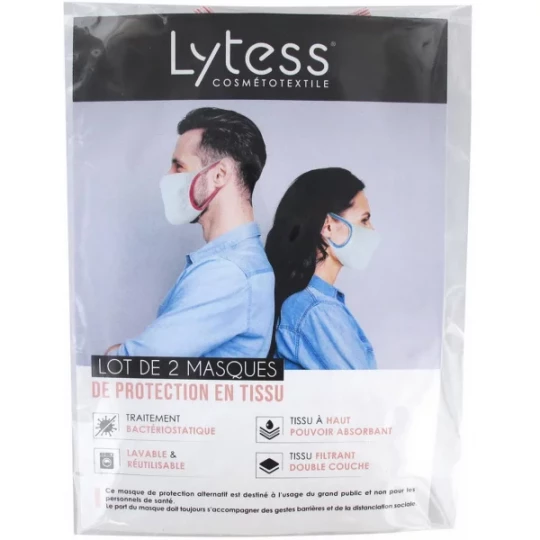 Lytess Masques de Protection en Tissu x 2