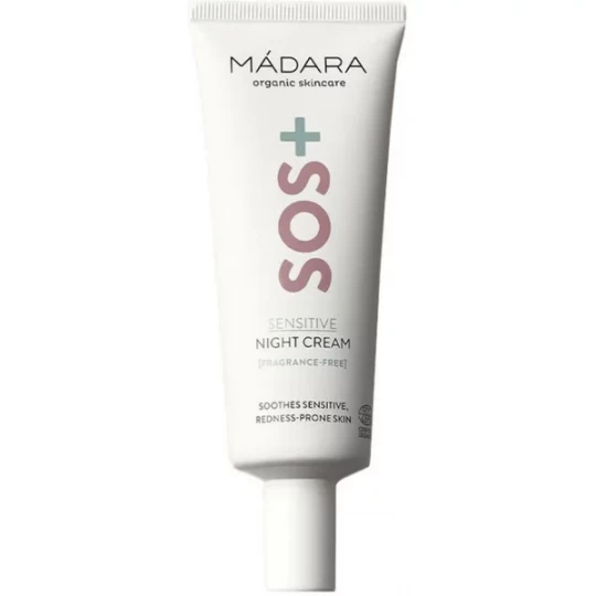 Mádara SOS+ Sensitive Night Cream Crème de Nuit Bio 70 ml