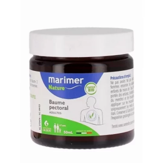 Marimer Nature Baume Pectoral Adultes Bio 50 ml