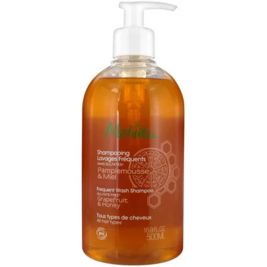 Melvita Shampoing Lavages Fréquents 500 ml