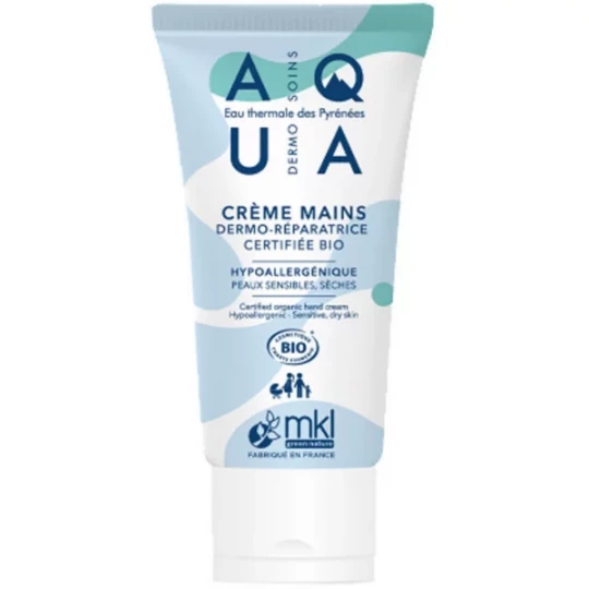 MKL Green Nature Aqua Crème Mains Dermo-Réparatrice Bio 50 ml