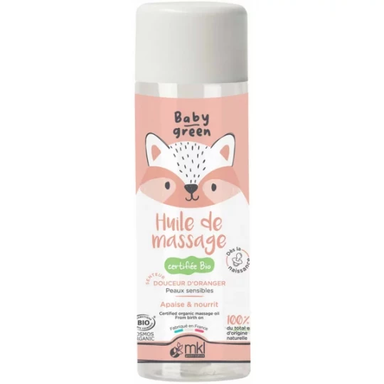 MKL Green Nature Baby Green Huile de Massage Bio 100 ml
