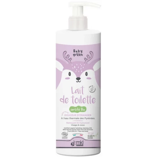 MKL Green Nature Baby Green Lait de Toilette Bio 400 ml
