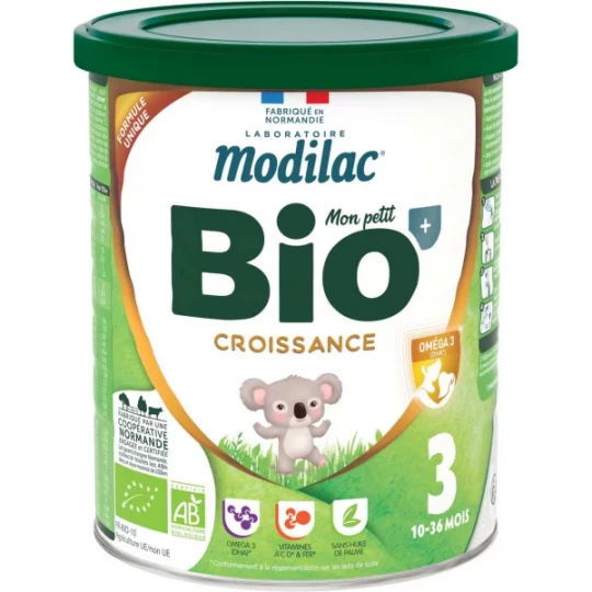 Modilac Bio Croissance 3ème Âge 10-36 Mois 800 g