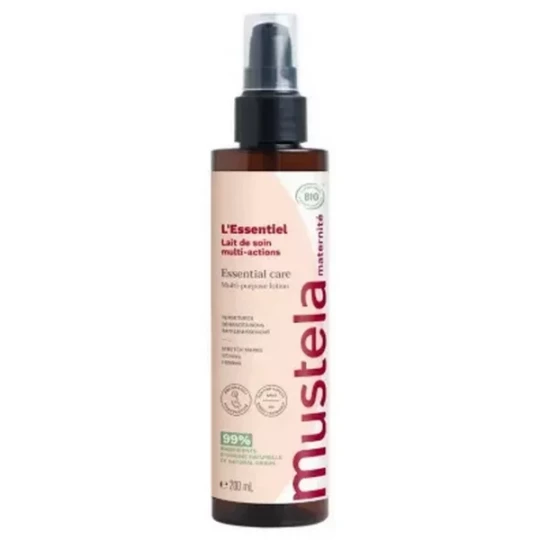 Mustela Maternité L'Essentiel Lait de Soin Multi-Actions Bio 200 ml