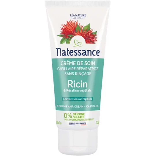 Natessance Crème de Soin Capillaire Sans  Rinçage 100 ml