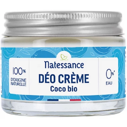 Natessance Déo Crème Coco Bio 50 g