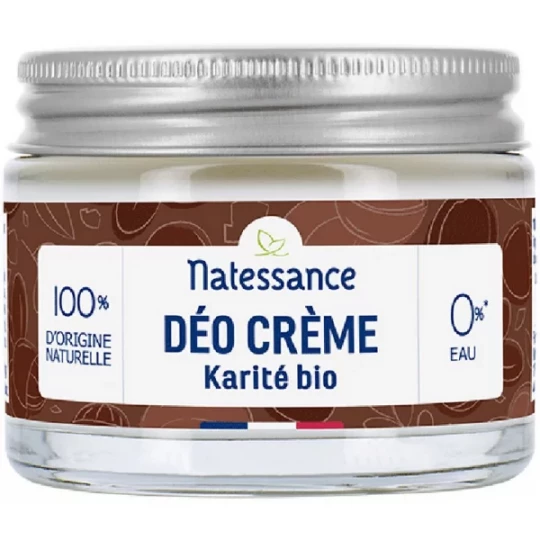 Natessance Déo Crème Karité Bio 50 g