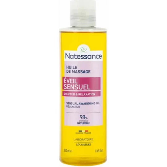 Natessance Éveil Sensuel Huile de Massage Douceur Relaxante 100 ml