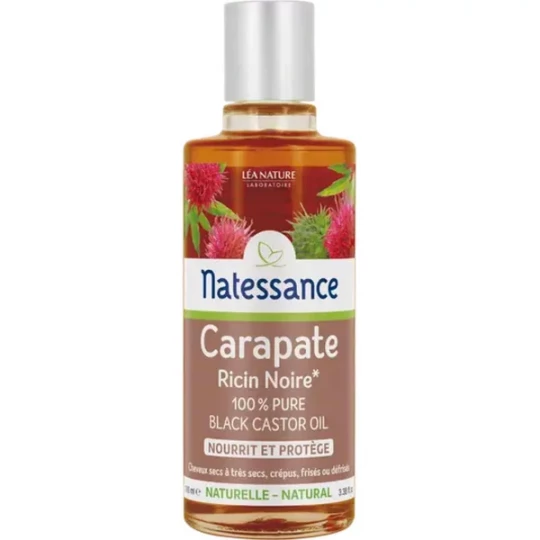 Natessance Huile Carapate Ricin Noire 100 ml