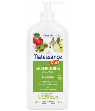 Natessance Kids Shampoing Douceur Pomme Bio 500 ml
