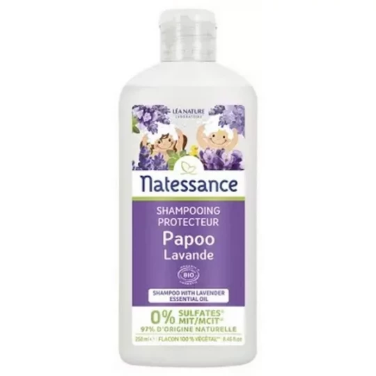 Natessance Kids Shampoing Protecteur Papoo Lavande Bio 250 ml