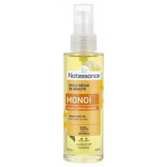 Natessance Monoï Embellit et Satine Huile Sèche 100 ml