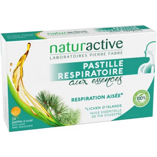 Naturactive Pastille Respiratoire aux Essences x 24