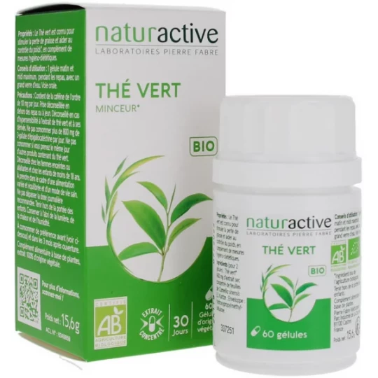 Naturactive Thé Vert Bio Gélules x 60