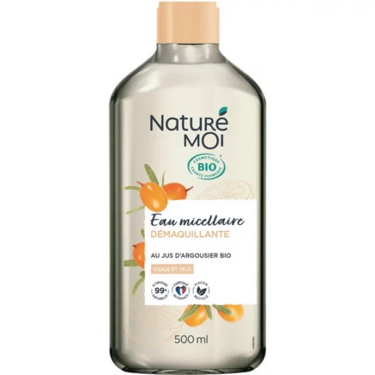 Naturé Moi Eau Micellaire Démaquillante Bio 500 ml