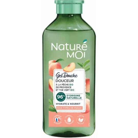 Naturé Moi Gel Douche Douceur Pêche et Thé Vert Bio 250 ml