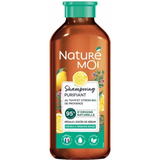 Naturé Moi Shampoing Purifiant Thym et Citron Bio 250 ml