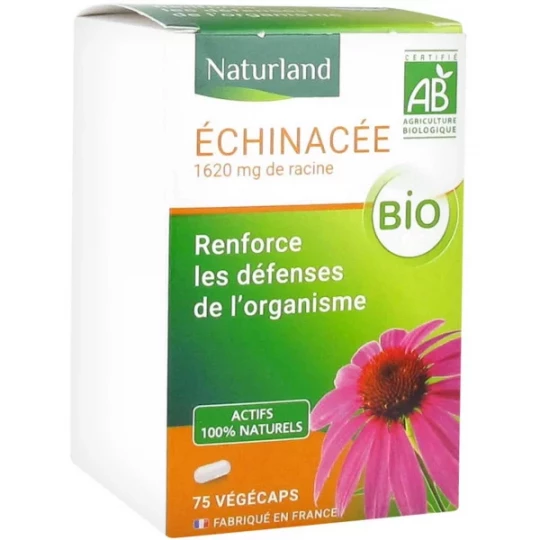 Naturland Échinacée Bio Végécaps x 75