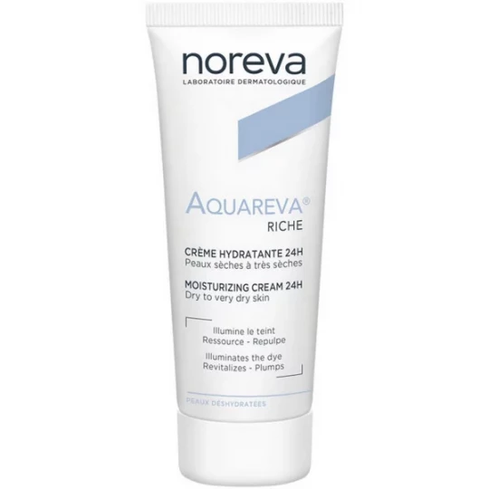Noreva Aquareva Crème Hydratante 24h Texture Riche 40 ml