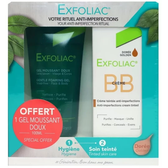 Noreva Exfoliac BB Crème Teinté 30 ml + Gel Moussant Doux 100 ml Offert - image 4