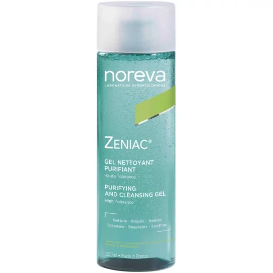 Noreva Zeniac Gel Nettoyant Purifiant 200 ml