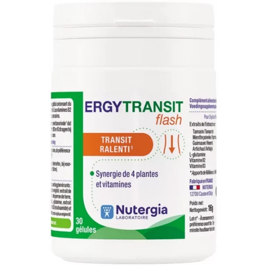 Nutergia Ergytransit Flash Gélules x 30