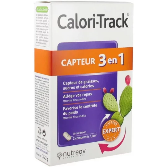 Nutreov Calori Track Capteur 3 en 1 Comprimés x 30