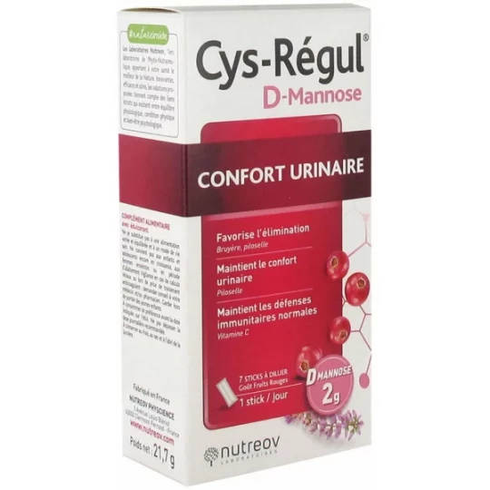 Nutreov Cys-régul D-Mannose Confort Urinaire Sticks x 7