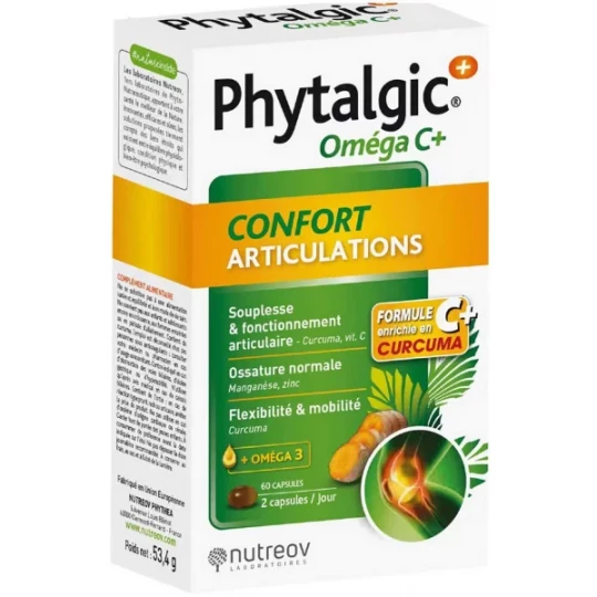 Nutreov Phytalgic Oméga C+ Confort Articulations Capsules x 60