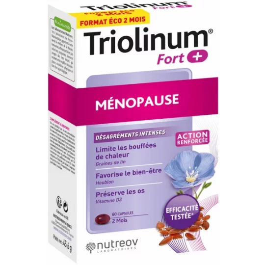 Nutreov Triolinum Fort + Ménopause Capsules x 60