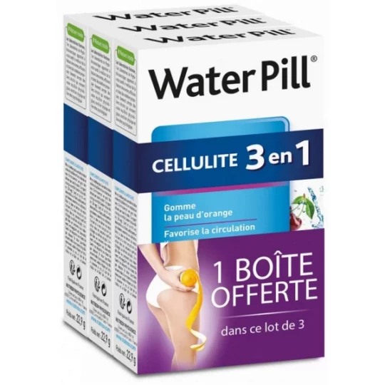 Nutreov Water Pill Cellulite 3 en 1 Comprimés 3 x 20