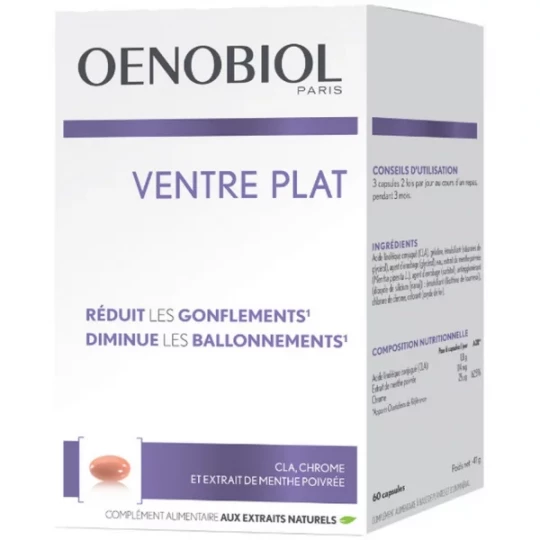 OenoBiol Femme 45+ Ventre Plat Capsules x 60