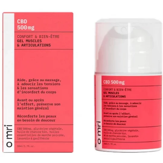 Omri Gel Muscles et Articulations CBD 500 mg 50 ml