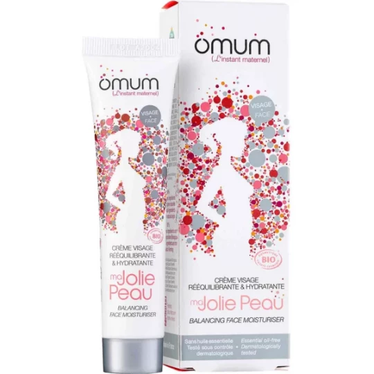 Omum Crème Visage Rééquilibrante et Hydratante Bio 40 ml