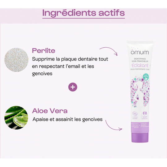 Omum Dentifrice Soin Fraîcheur Bio 75 ml - image 5