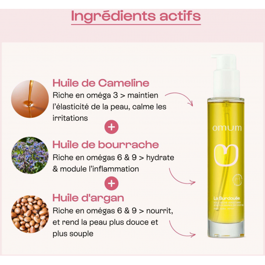 Omum Huile Sèche pour le Corps Action Ciblée Vergetures Bio 100 ml - image 5