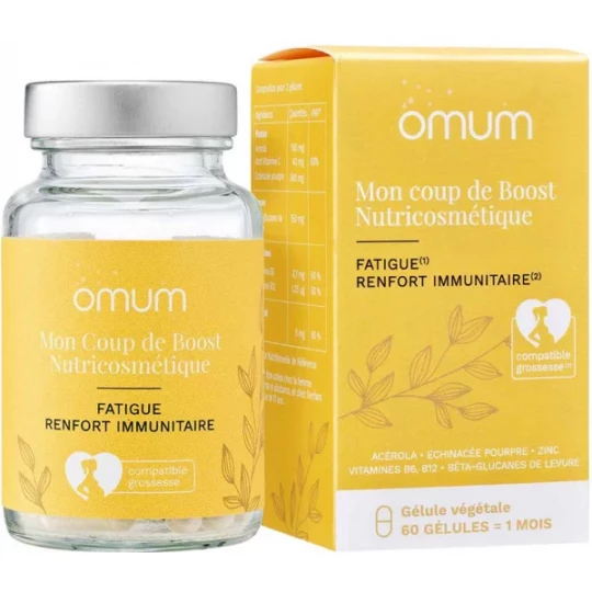 Omum Mon Coup de Boost Nutricosmétique Gélules x 60