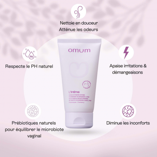 Omum Soin d'Hygiène Intime Hydratant et Apaisant Bio 150 ml - image 3