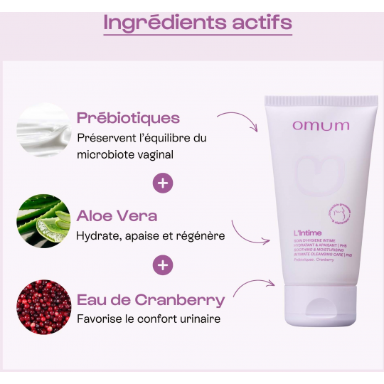 Omum Soin d'Hygiène Intime Hydratant et Apaisant Bio 150 ml - image 6