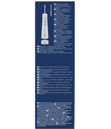 Oral'B Aquacare Séries 4 Hydropulseur Portable Avec Technologie Oxyjet